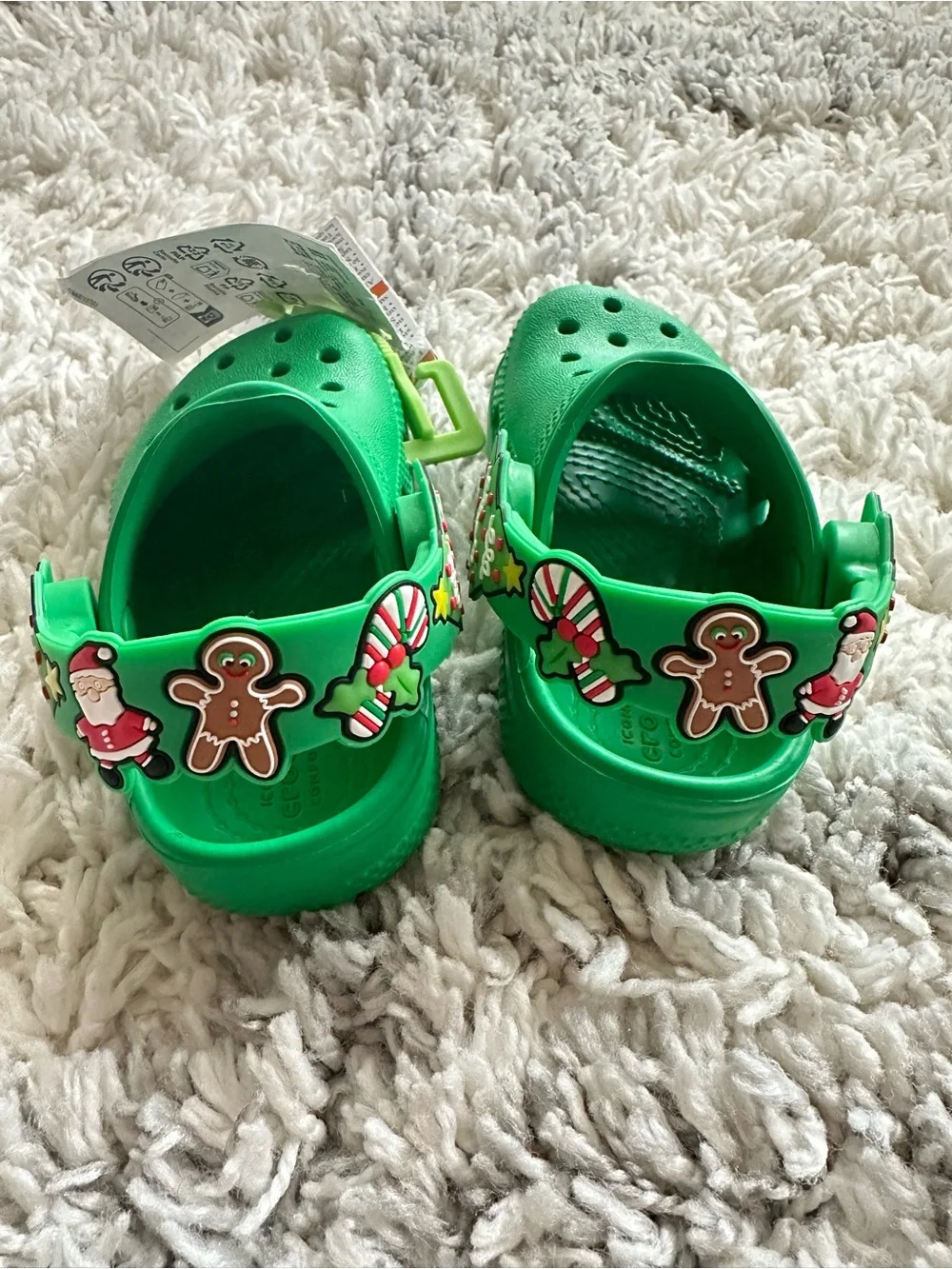 Crocs Kids baby Classic Christmas tree Holiday Lights Clogs sandals 5C